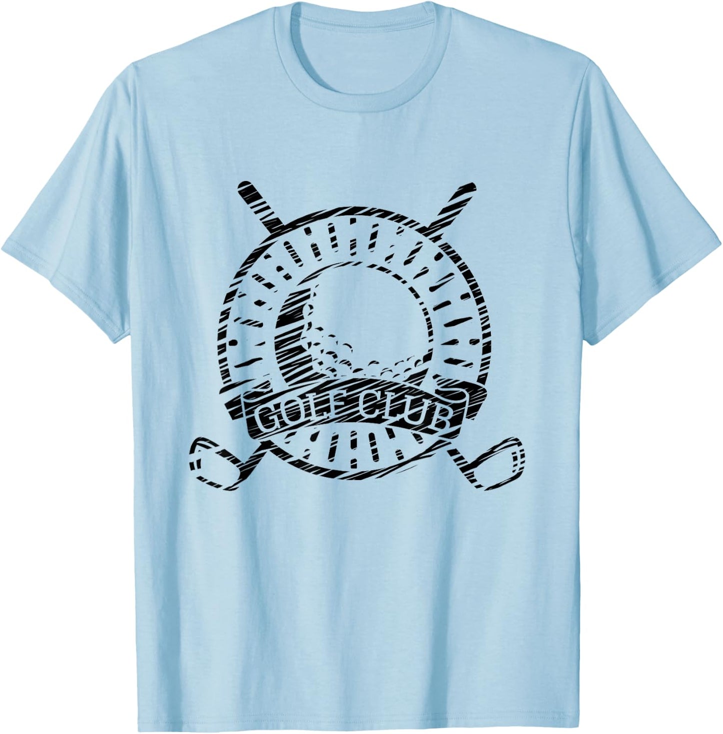 Golf and golfer fan motif vintage T-Shirt - T-Shirt | Light Blue