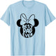 Disney Minnie Mouse Father's Day Best Dad Ever Bow T-Shirt - T-Shirt | Light Blue