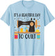 Funny Quilting Sewing Girls Fabric Quilt Quilter T-Shirt - T-Shirt | Light Blue