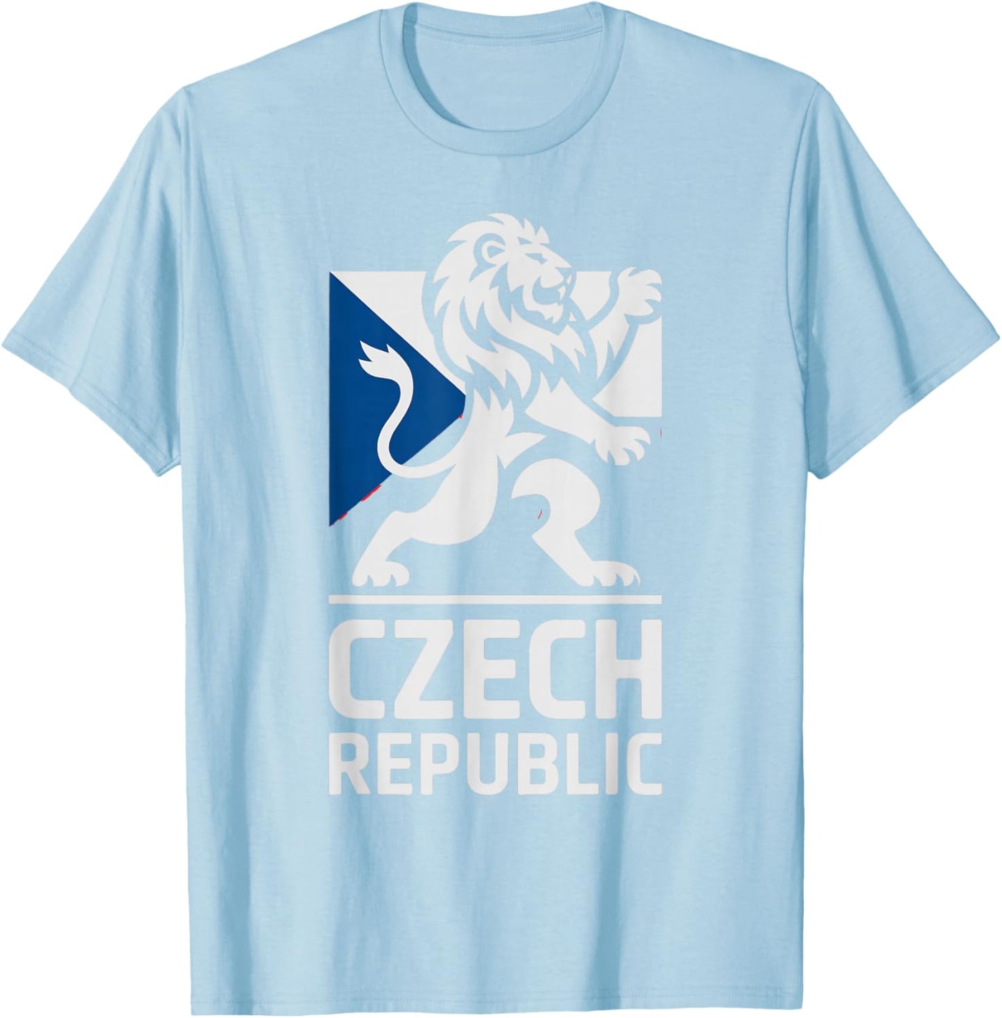 Classic Cheer Czechia Czech Republic Country Slogan T-Shirt - T-Shirt | Light Blue