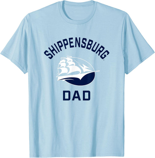 Shippensburg University Raiders Arched Dad T-Shirt - T-Shirt | Light Blue