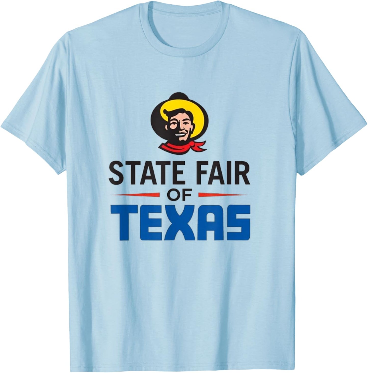 State Fair of Texas 2024- Howdy Folks State Fair Texas T-Shirt - T-Shirt | Light Blue
