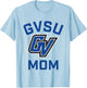 Grand Valley State University GVSU Lakers Arched Mom T-Shirt - T-Shirt | Light Blue