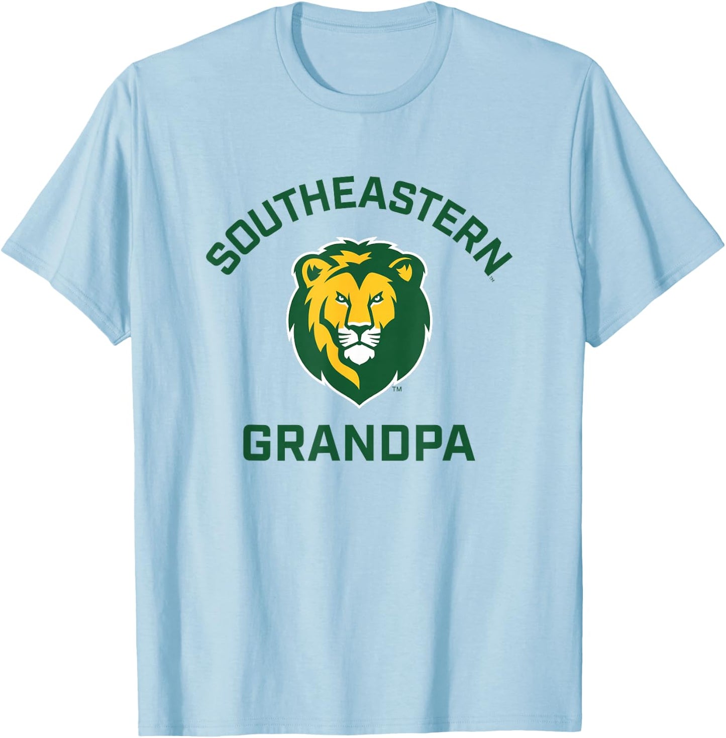 Southeastern Louisiana University Lions Arched Grandpa T-Shirt - T-Shirt | Light Blue