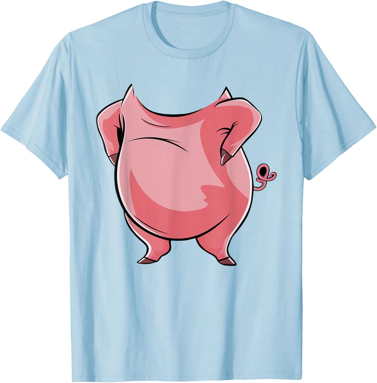 Pig Costume Body Funny Farm Animal Farming Halloween Kids T-Shirt - T-Shirt | Light Blue