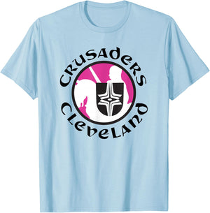 Retro Hockey - Cleveland Crusaders Hockey Team - WHA 70s T-Shirt - T-Shirt | Light Blue