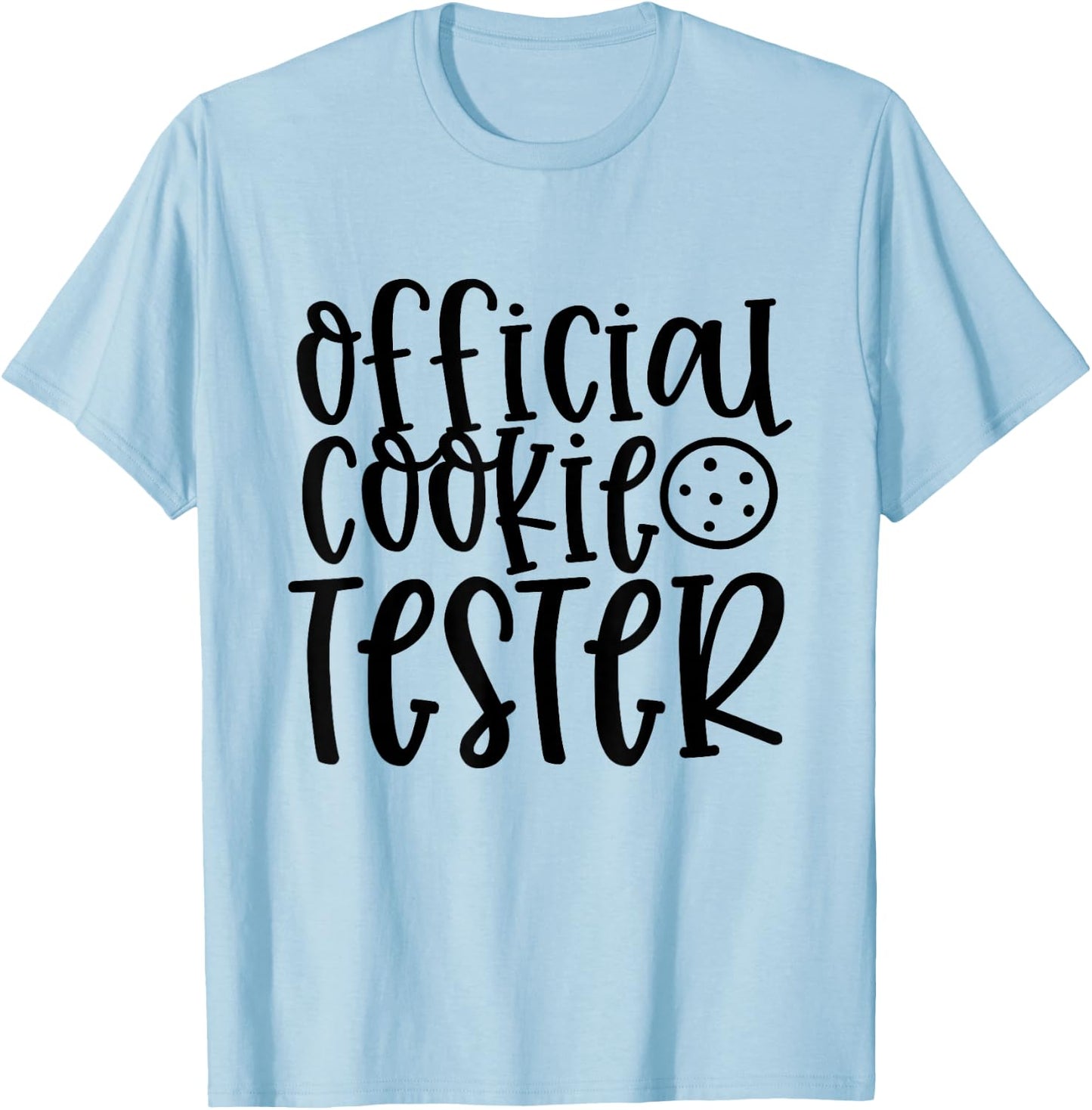 Official Cookie Tester Funny Christmas Xmas T-Shirt - T-Shirt | Light Blue