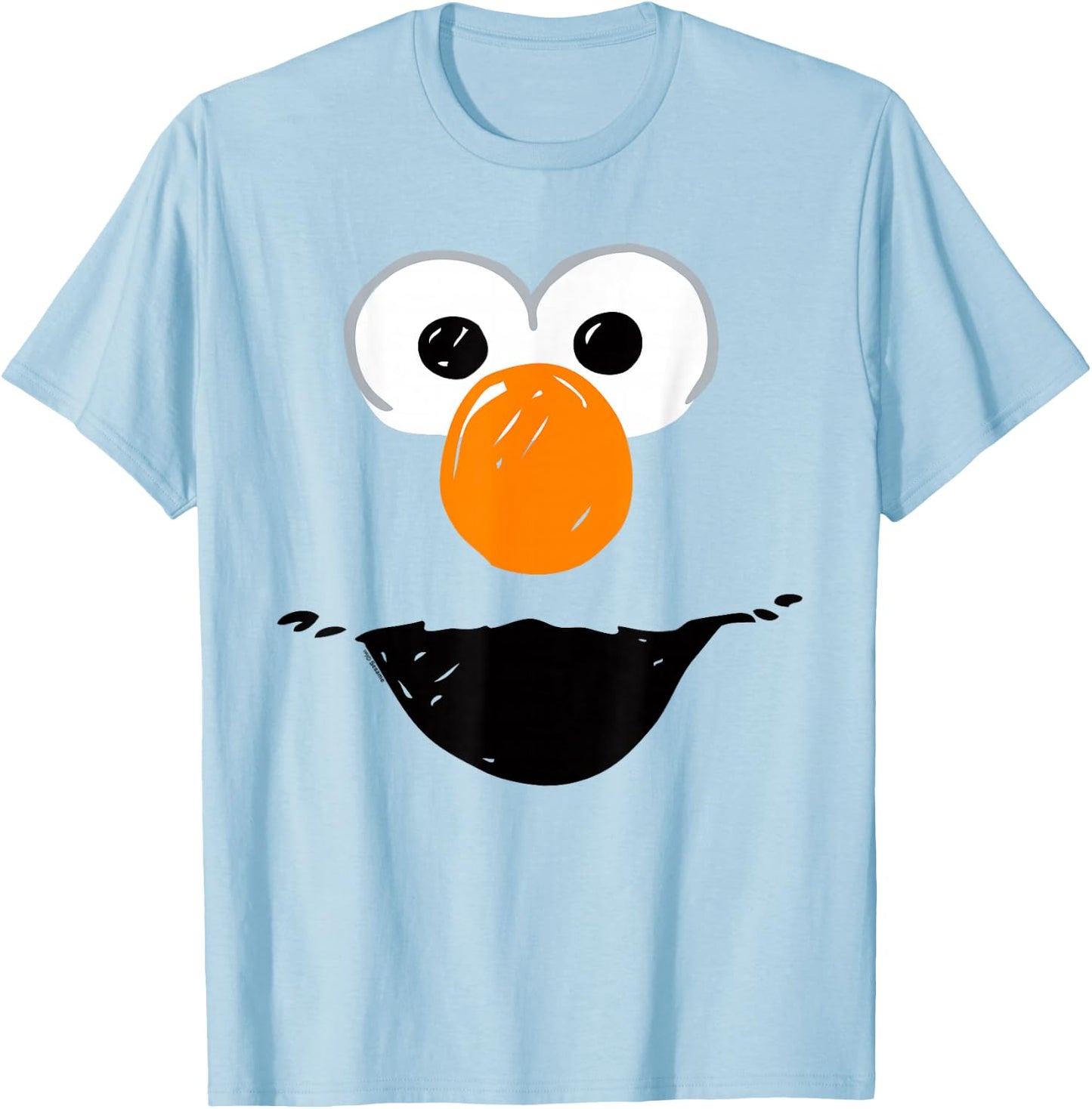 Sesame Street Elmo Crayon Sketch Halloween Costume T-Shirt - T-Shirt | Light Blue