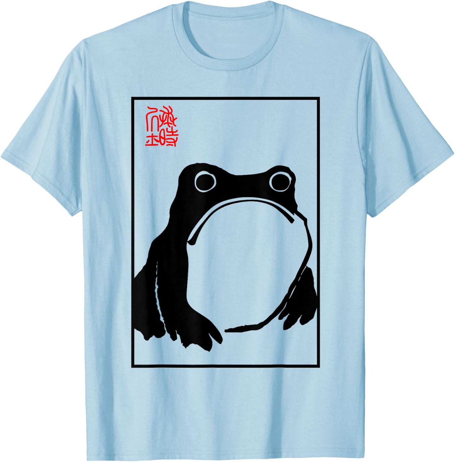 Grumpy Frog - Matsumoto Hoji T-Shirt - T-Shirt | Light Blue
