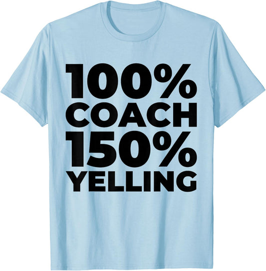 Coaching Assistant - Softball Coach T-Shirt - T-Shirt | Light Blue