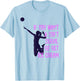 If You Want A Soft Serve Go Get Ice Cream Funny Volleyball T-Shirt - T-Shirt | Light Blue