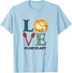 Love Lunch Lady Squad Pizza Proud Cafeteria School Lunchroom T-Shirt - T-Shirt | Light Blue