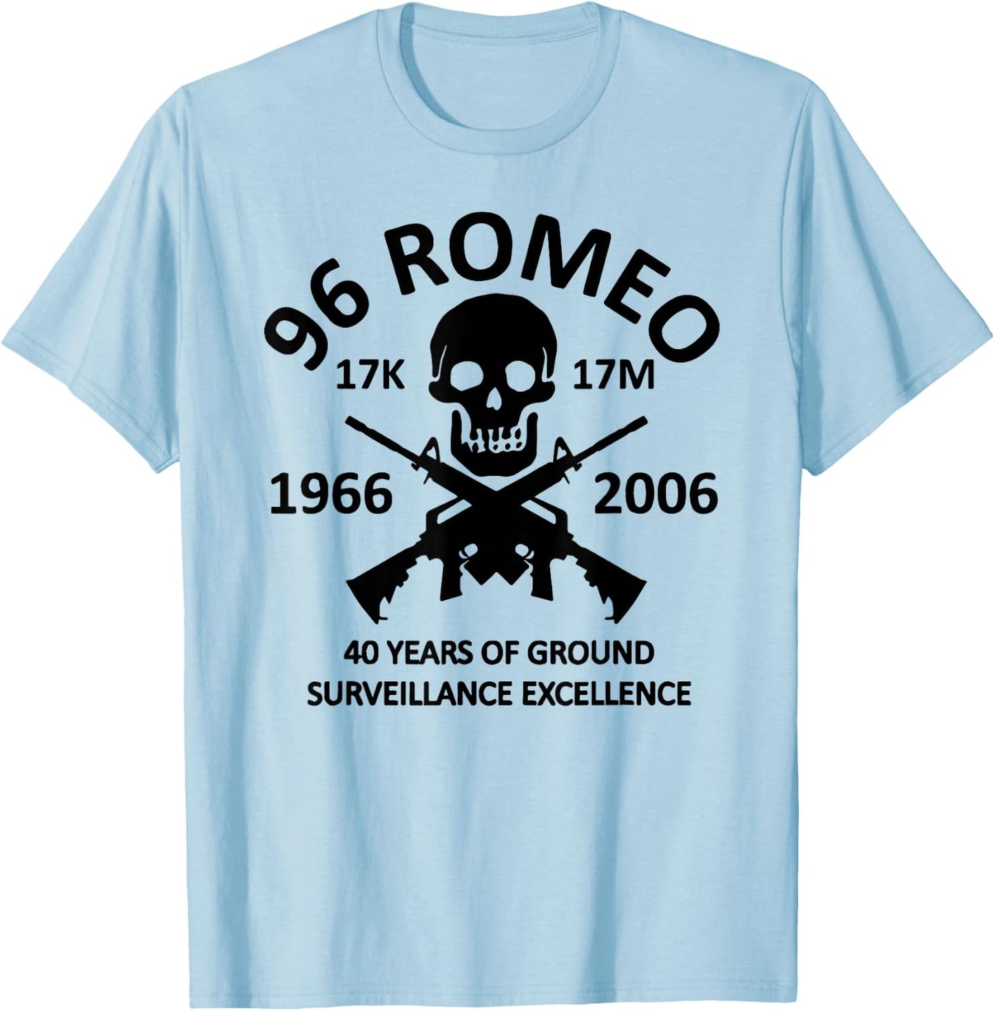 96 Romeo 40 Year Anniversary T-Shirt - T-Shirt | Light Blue