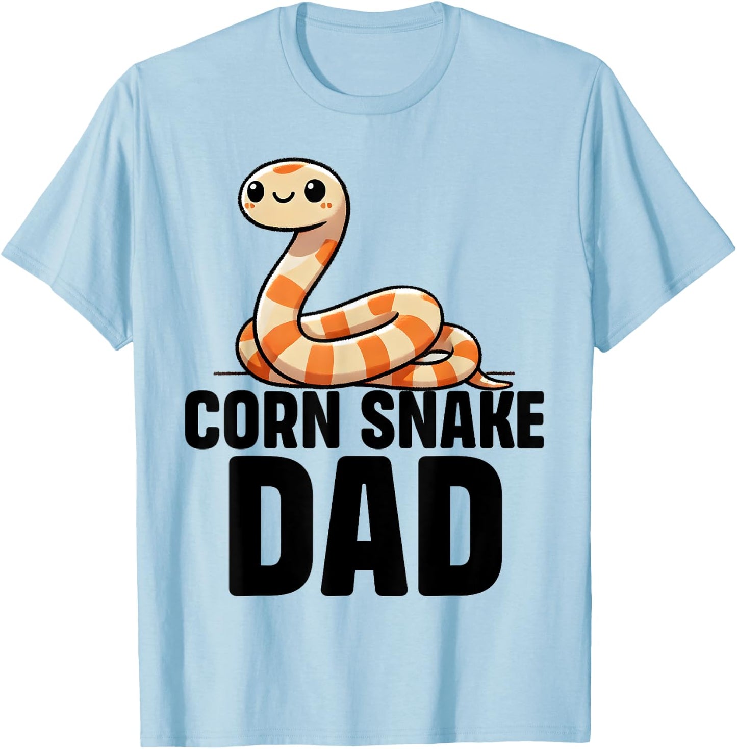 Corn Snake Pet Snake Funny Corn Snake Dad T-Shirt - T-Shirt | Light Blue