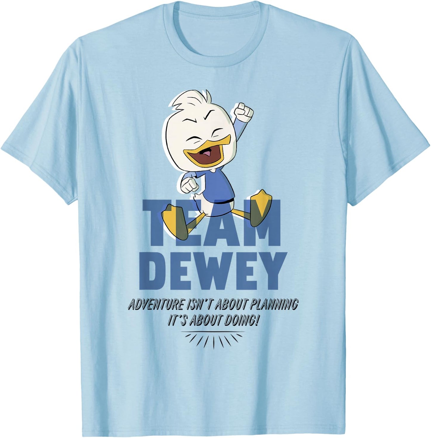 Disney DuckTales Team Dewey Adventure Is About Doing T-Shirt - T-Shirt | Light Blue