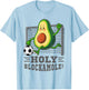 Holy Blockamole soccer player funny soccer goalie avocado T-Shirt - T-Shirt | Light Blue