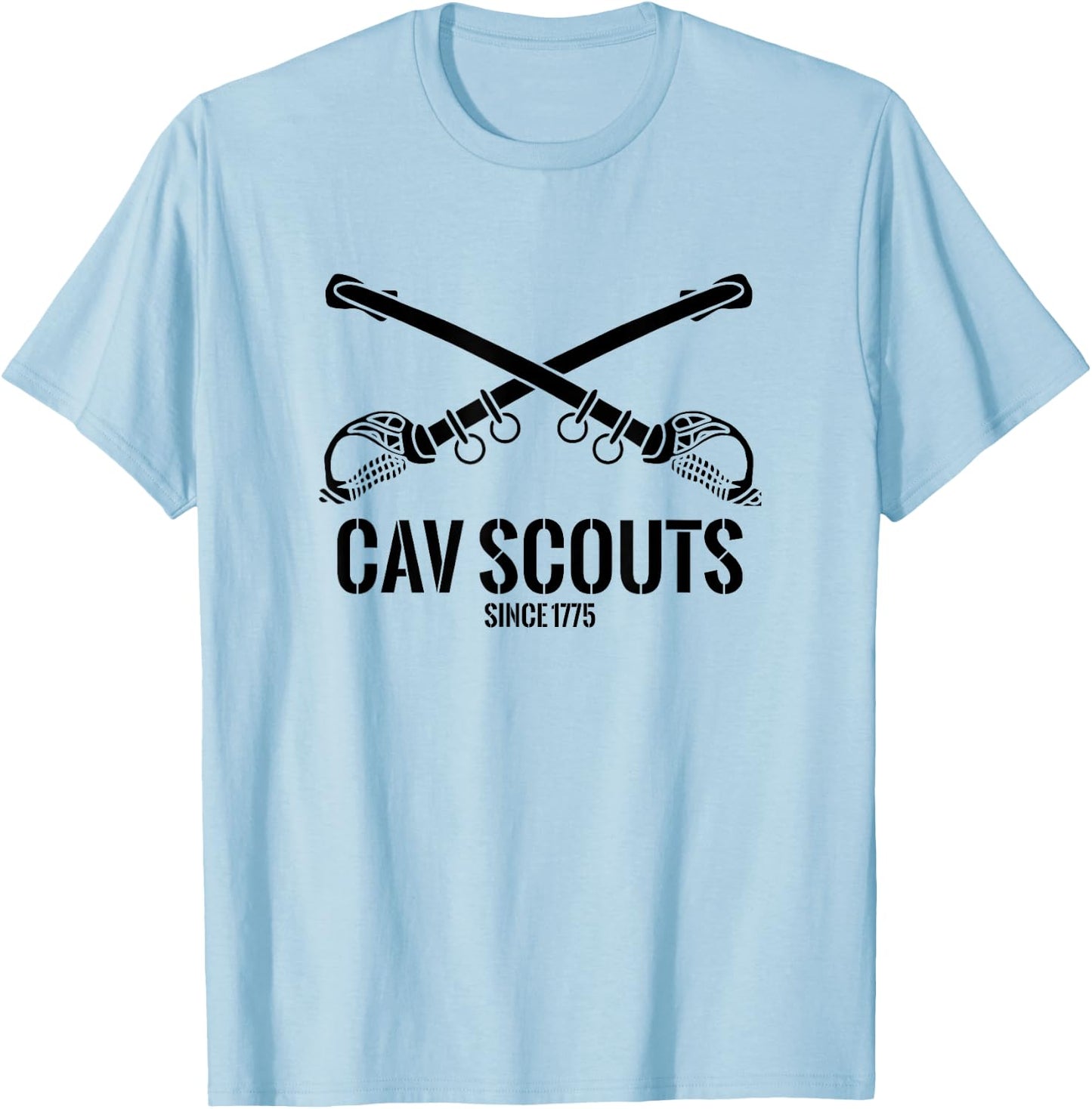Cavalry Scouts Since 1775 T-Shirt - T-Shirt | Light Blue