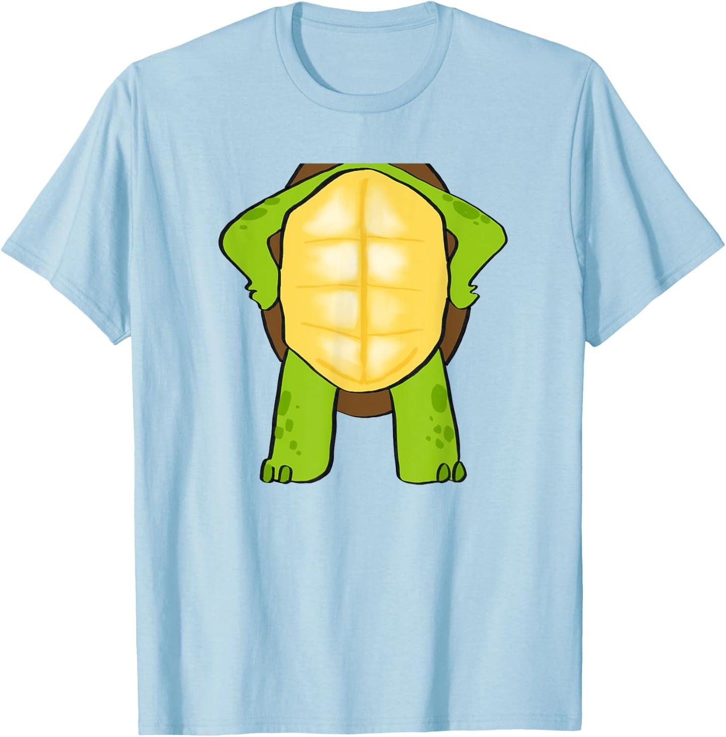 Easy Turtle Halloween Costume - Cute Tortoise Outfit T-Shirt - T-Shirt | Light Blue