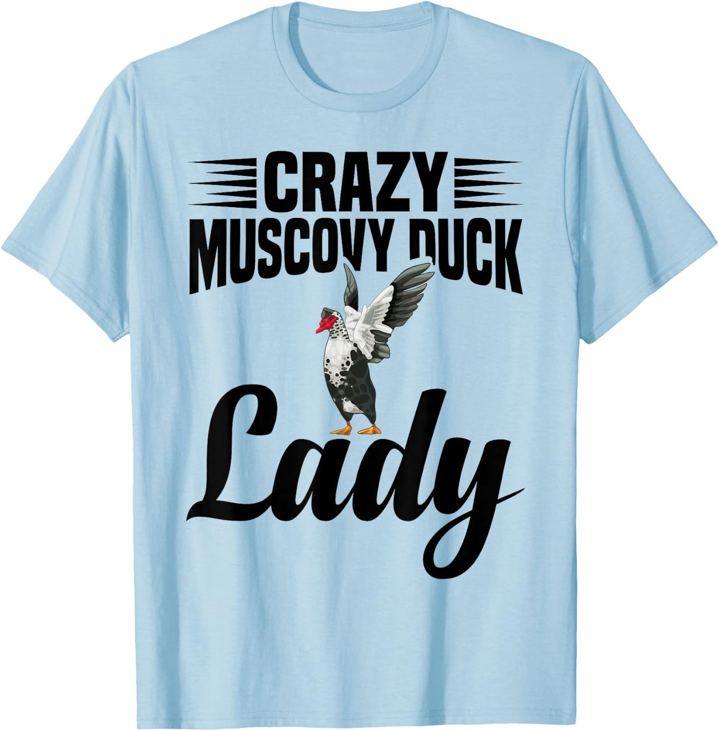 Muscovy Duck Lover Duck Toys Stuffed Animal Muscovy Ducks T-Shirt - T-Shirt | Light Blue