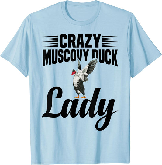 Muscovy Duck Lover Duck Toys Stuffed Animal Muscovy Ducks T-Shirt - T-Shirt | Light Blue