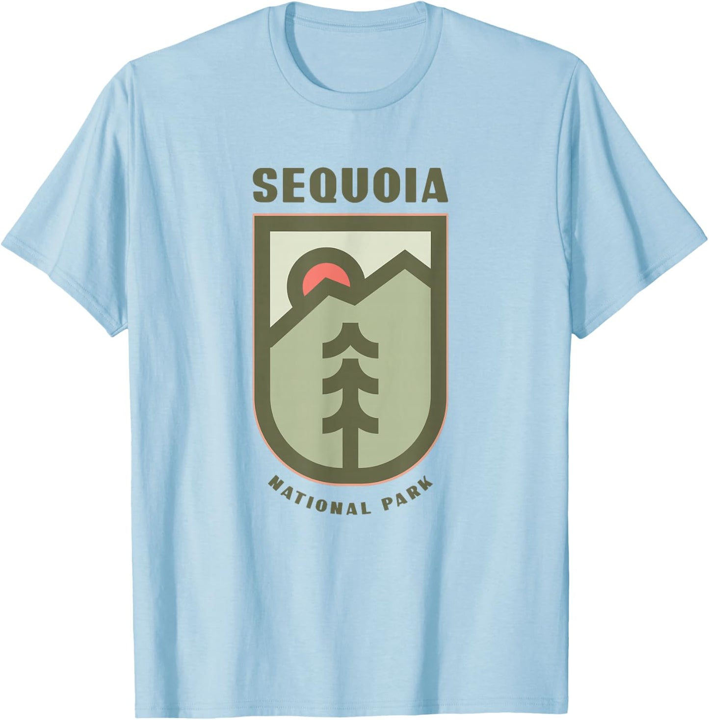 Family Vacation Gift - Sequoia National Park T-Shirt - T-Shirt | Light Blue