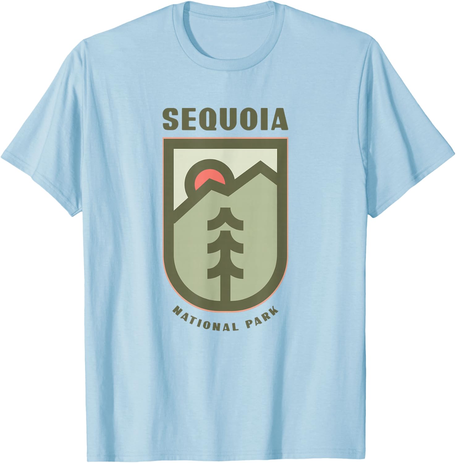 Family Vacation Gift - Sequoia National Park T-Shirt - T-Shirt | Light Blue