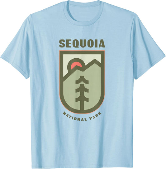 Family Vacation Gift - Sequoia National Park T-Shirt - T-Shirt | Light Blue