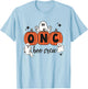 ONC Boo Crew Halloween Ghosts Pumpkin Spooky Oncology Crew T-Shirt - T-Shirt | Light Blue