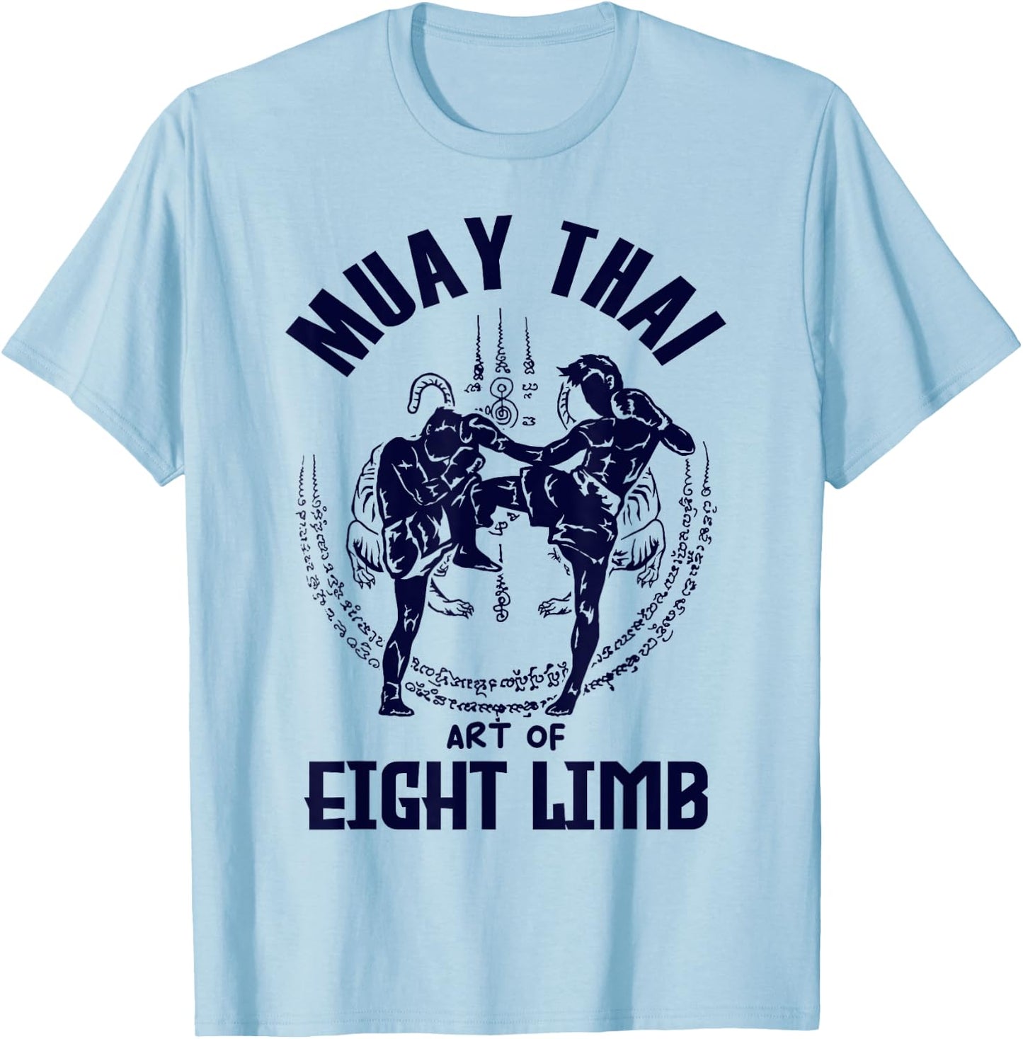 Muay Thai Art Of Eight Limb T-Shirt - T-Shirt | Light Blue