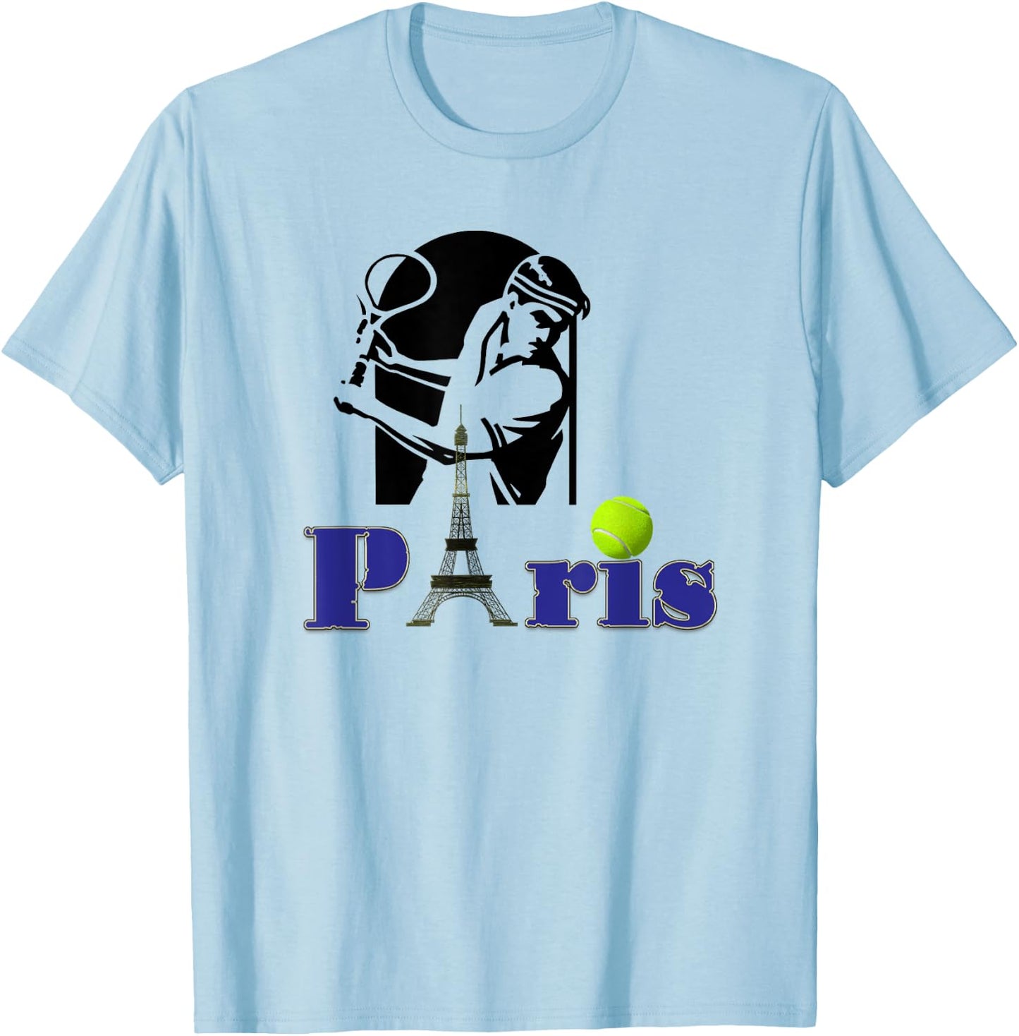 Roland Garros Paris Tennis T-Shirt - T-Shirt | Light Blue