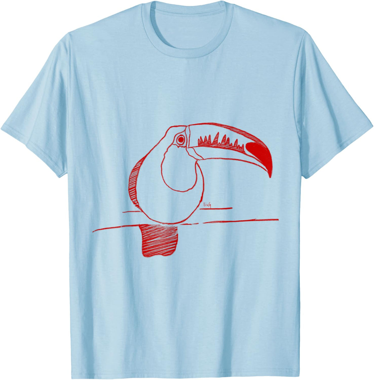 Tucano Red T-Shirt - T-Shirt | Light Blue
