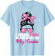 I Wear Pink In Memory Of My Cousin Breast Cancer Awareness T-Shirt - T-Shirt | Light Blue