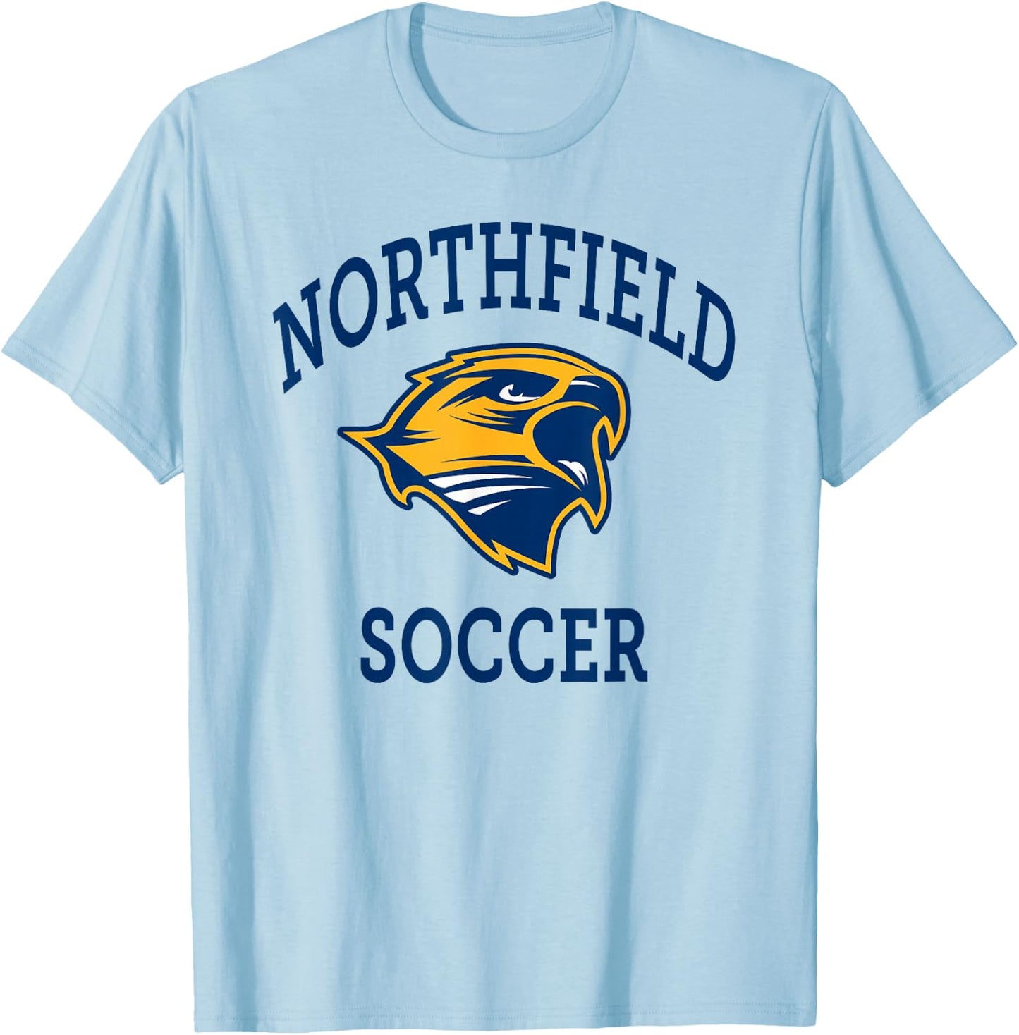 Northfield High School Nighthawks Soccer T-Shirt - T-Shirt | Light Blue
