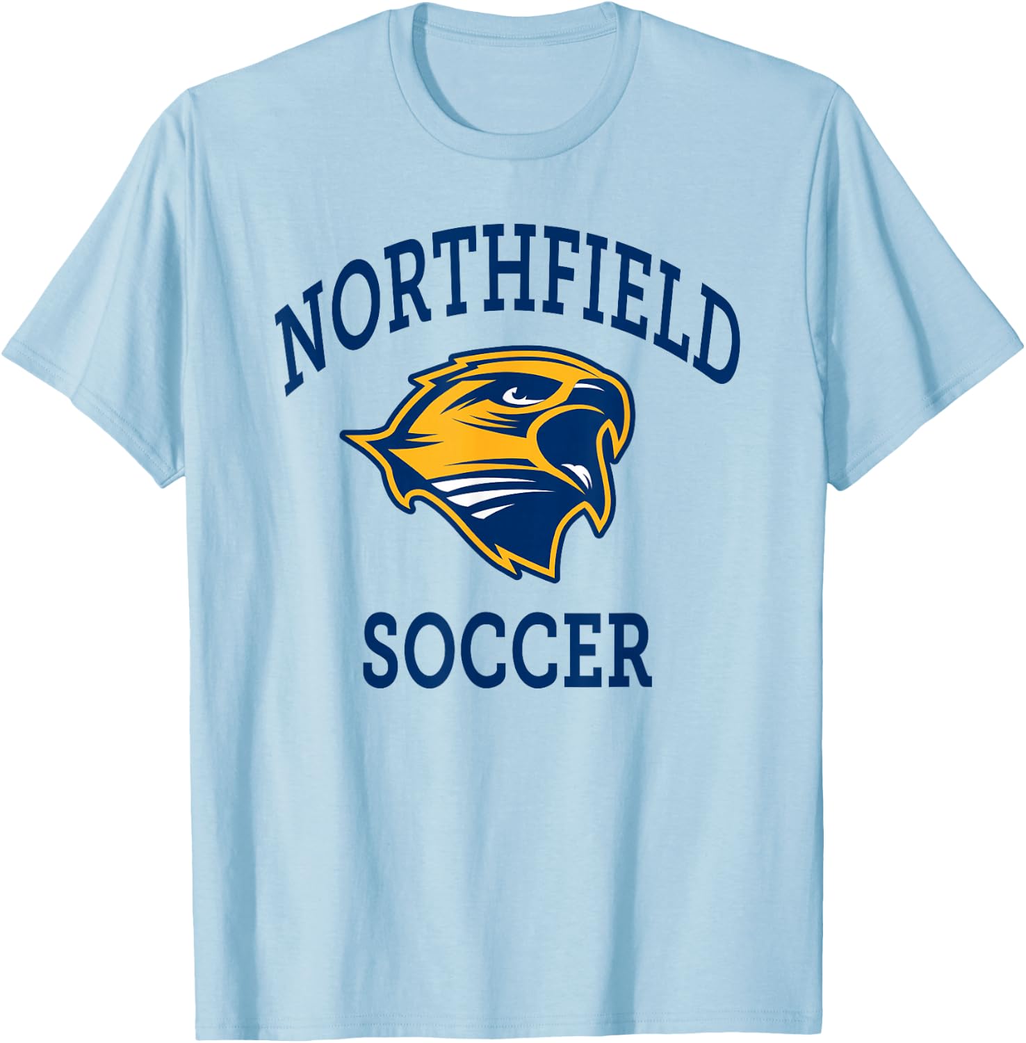 Northfield High School Nighthawks Soccer T-Shirt - T-Shirt | Light Blue