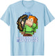 Minecraft Alex Adventure Is An Attitude Graphic Blocks T-Shirt - T-Shirt | Light Blue