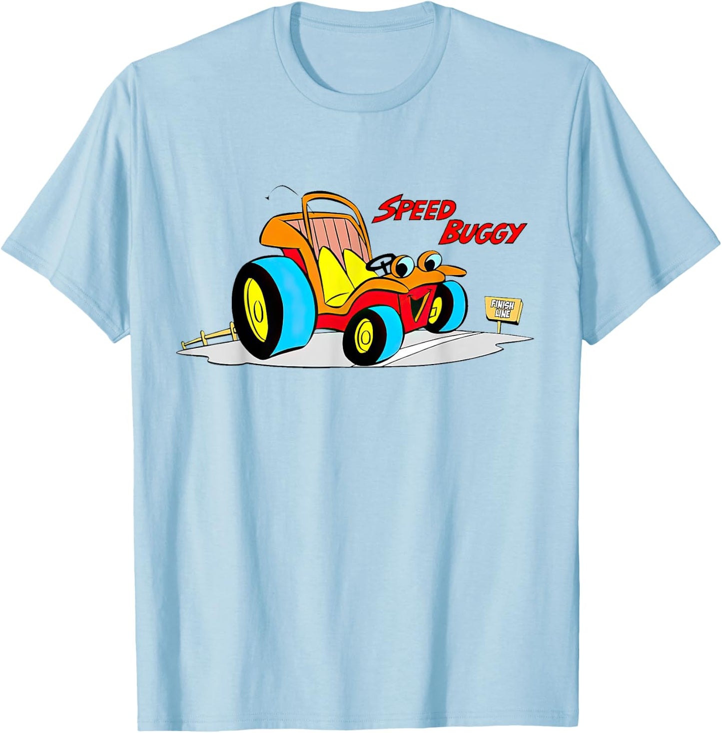 Speeds Beautiful Design Buggys Love American Cartoons Poster T-Shirt - T-Shirt | Light Blue