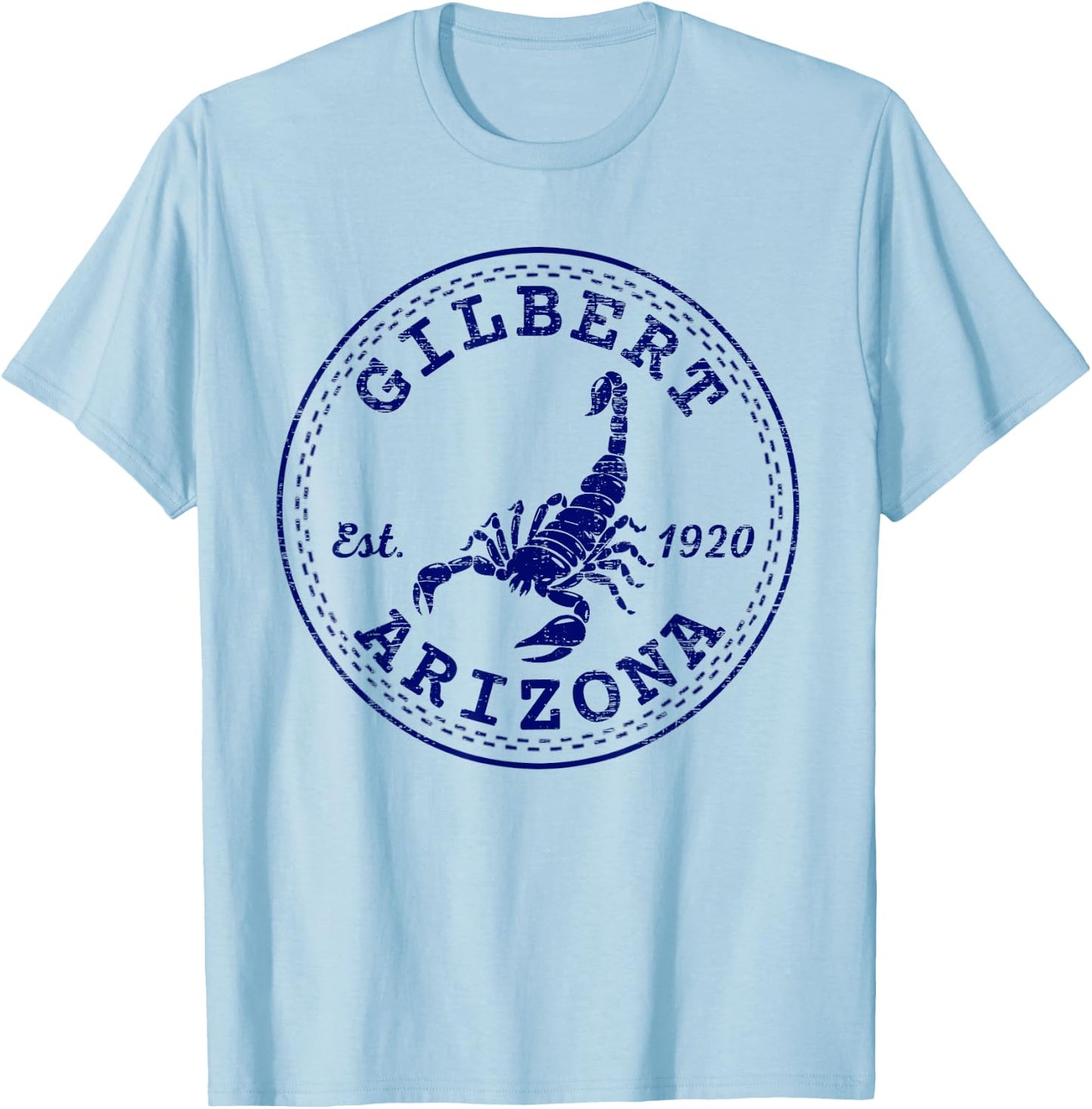 Gilbert Arizona AZ Vintage T-Shirt - T-Shirt | Light Blue