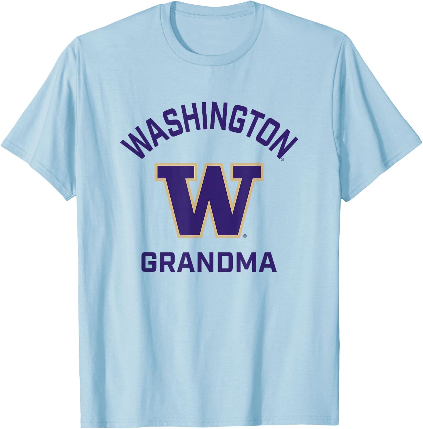 University of Washington Huskies Arched Grandma T-Shirt - T-Shirt | Light Blue