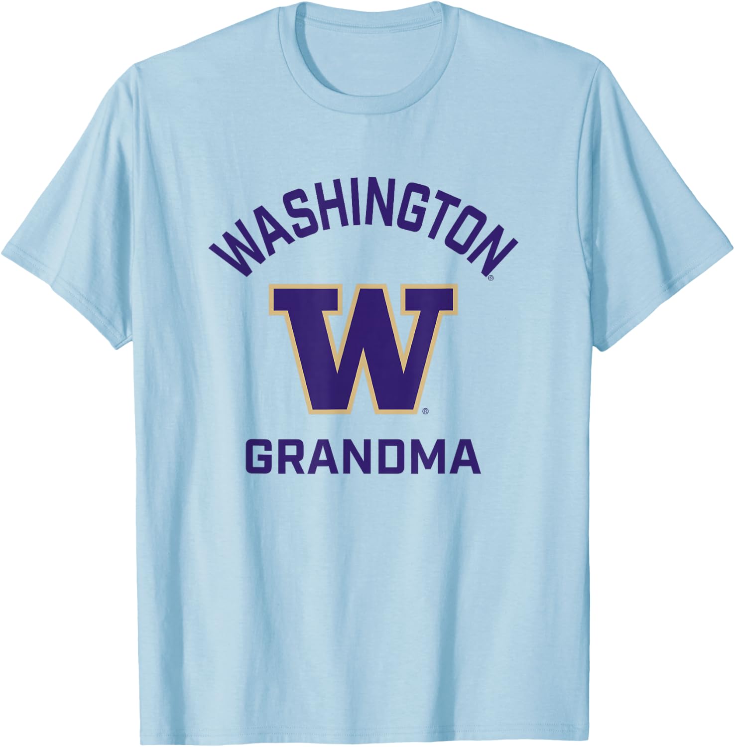 University of Washington Huskies Arched Grandma T-Shirt - T-Shirt | Light Blue