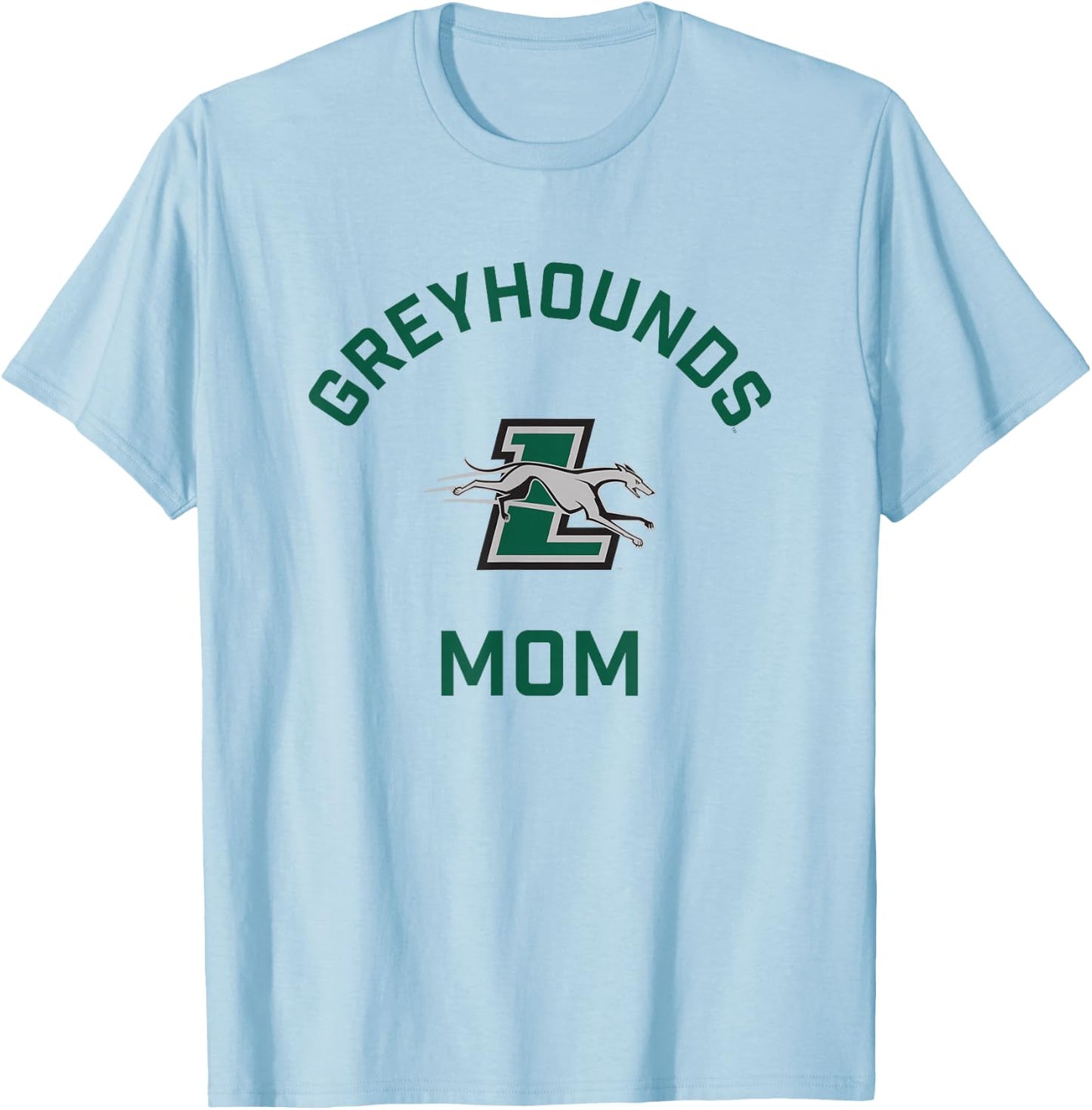 Loyola University Maryland Greyhounds Arched Mom T-Shirt - T-Shirt | Light Blue