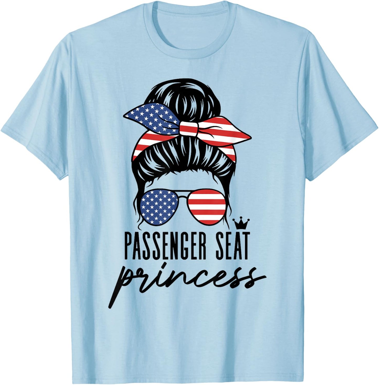 Passenger Seat Princess T-Shirt - T-Shirt | Light Blue