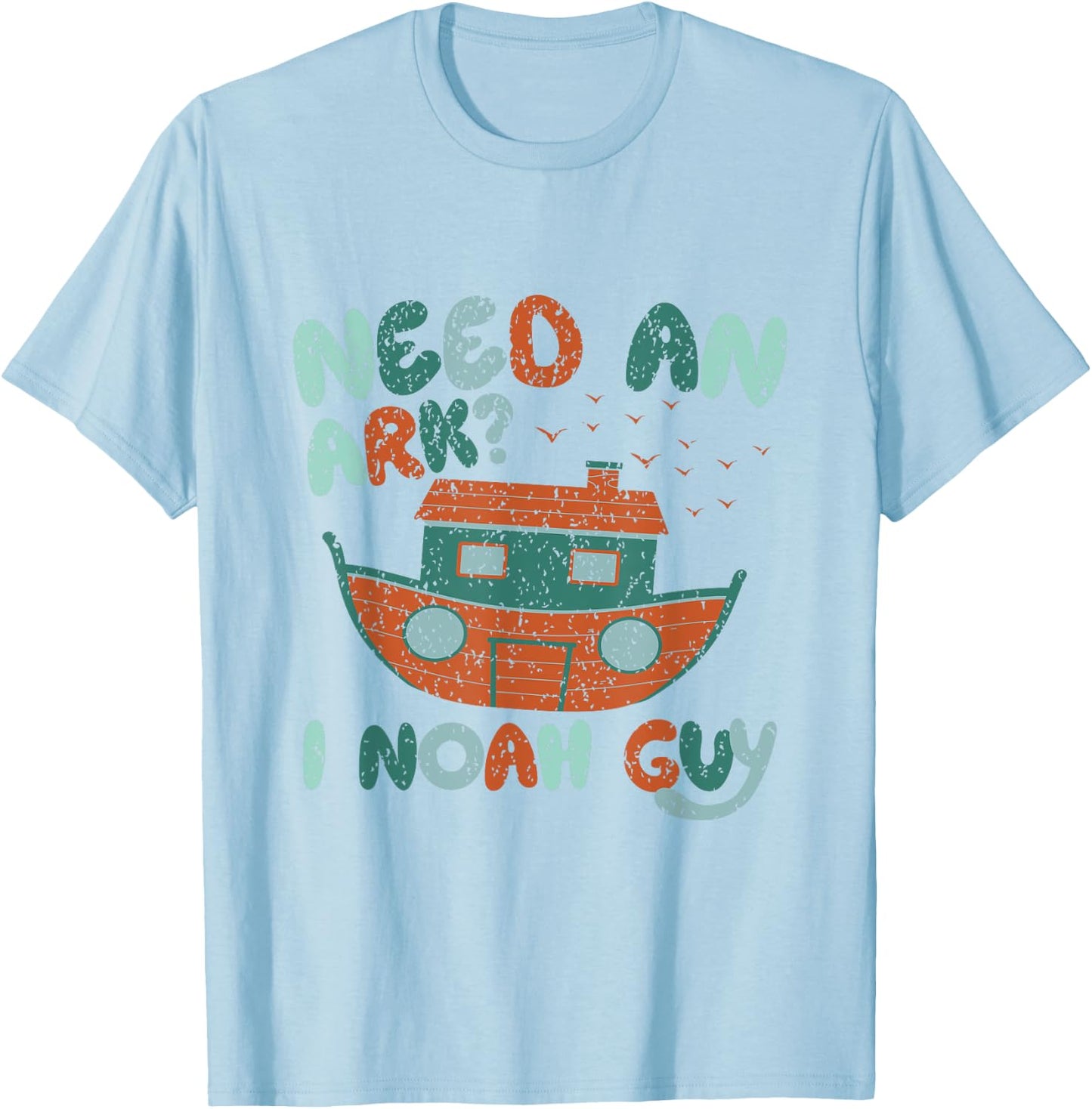 Need An Ark? I Noah Guy Christian Boys Funny T-Shirt - T-Shirt | Light Blue