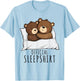 Bears Couples Pajama Bear Official Sleepshirt T-Shirt - T-Shirt | Light Blue