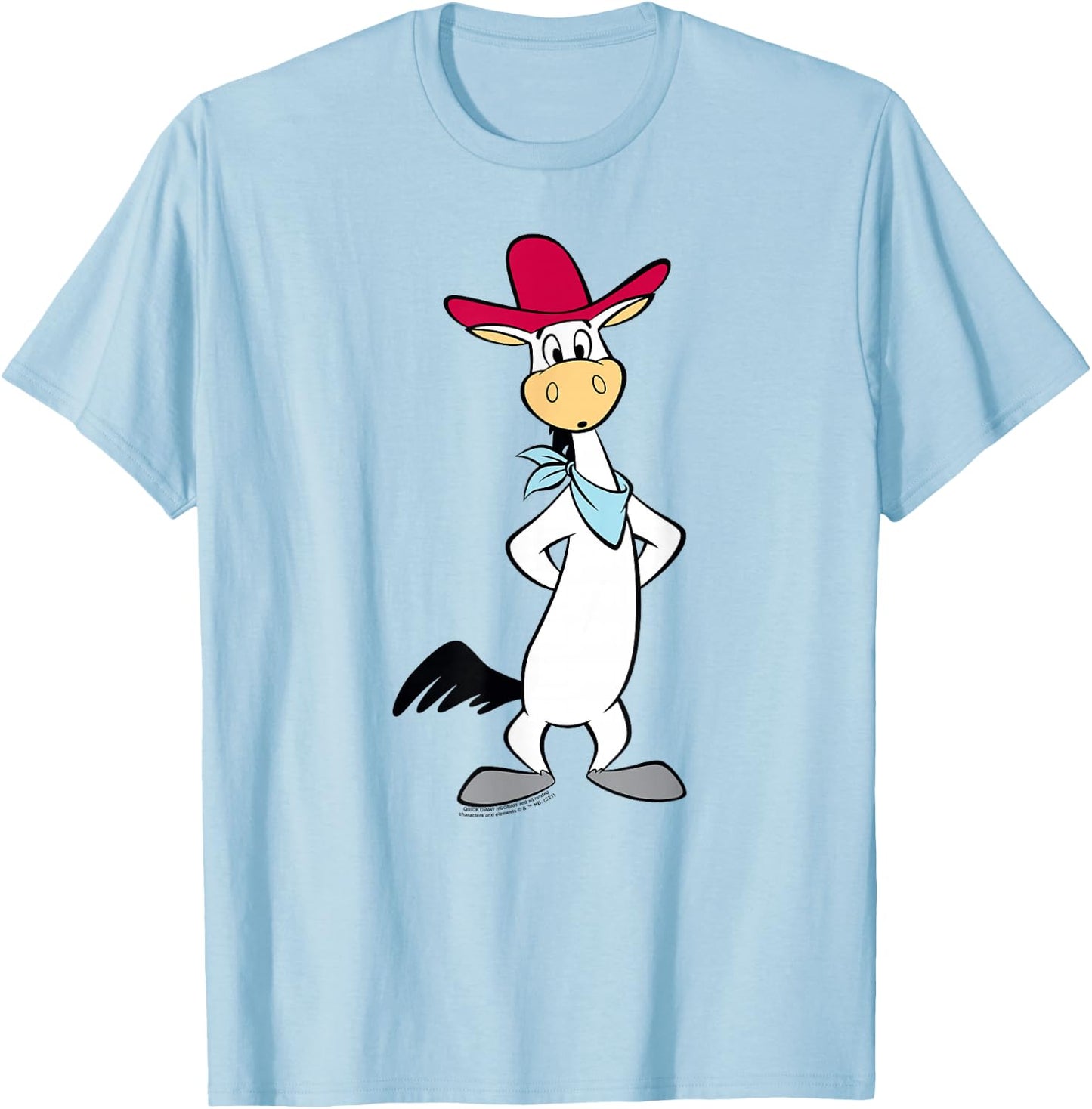 Quick Draw McGraw Quick Draw McGraw Character T-Shirt - T-Shirt | Light Blue