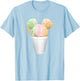 Disney Mickey and Friends Shaved Ice Mickey Ears T-Shirt - T-Shirt | Light Blue
