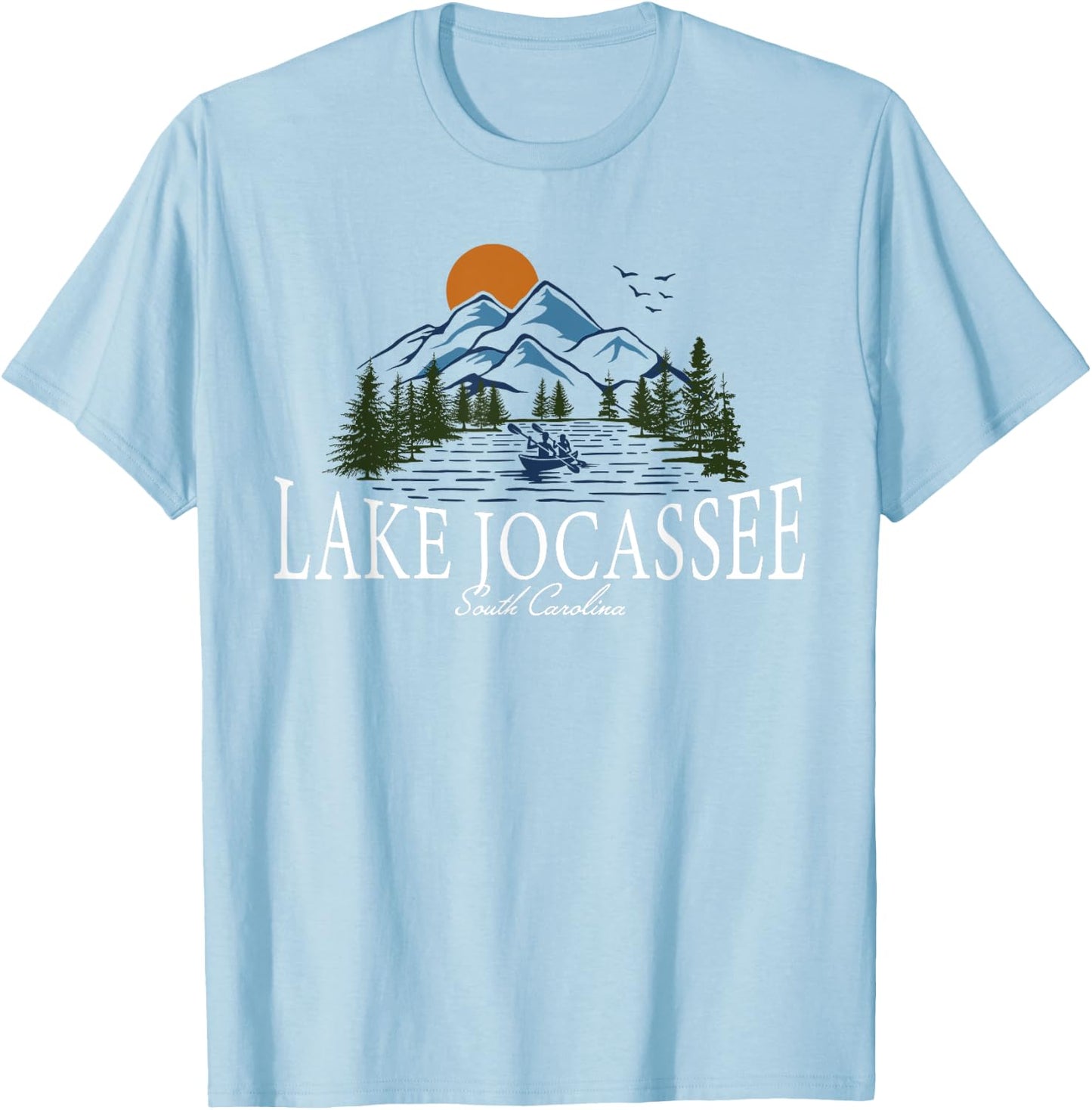 Lake Jocassee South Carolina T-Shirt - T-Shirt | Light Blue
