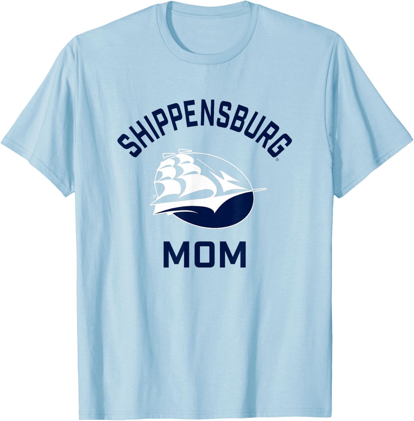 Shippensburg University Raiders Arched Mom T-Shirt - T-Shirt | Light Blue