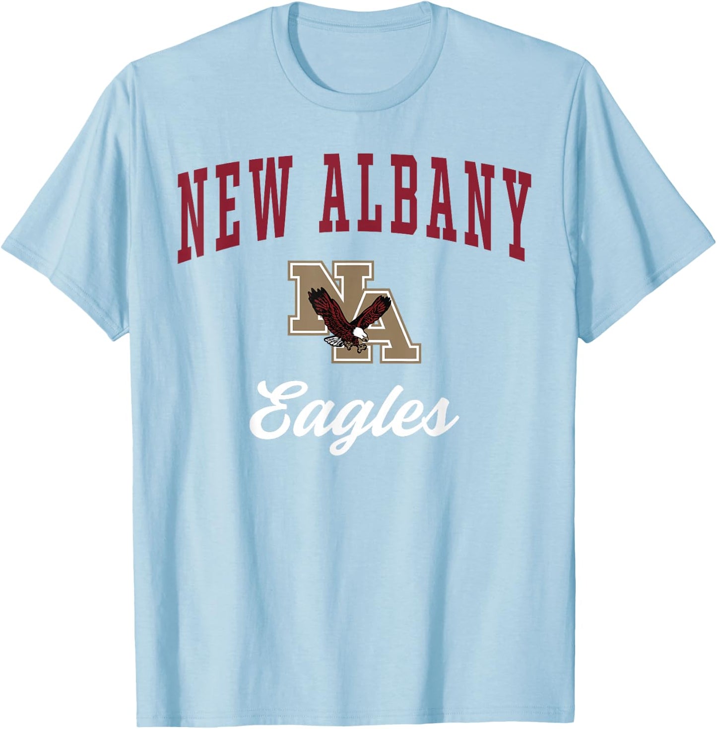 New Albany High School Eagles T-Shirt - T-Shirt | Light Blue