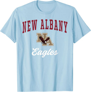 New Albany High School Eagles T-Shirt - T-Shirt | Light Blue
