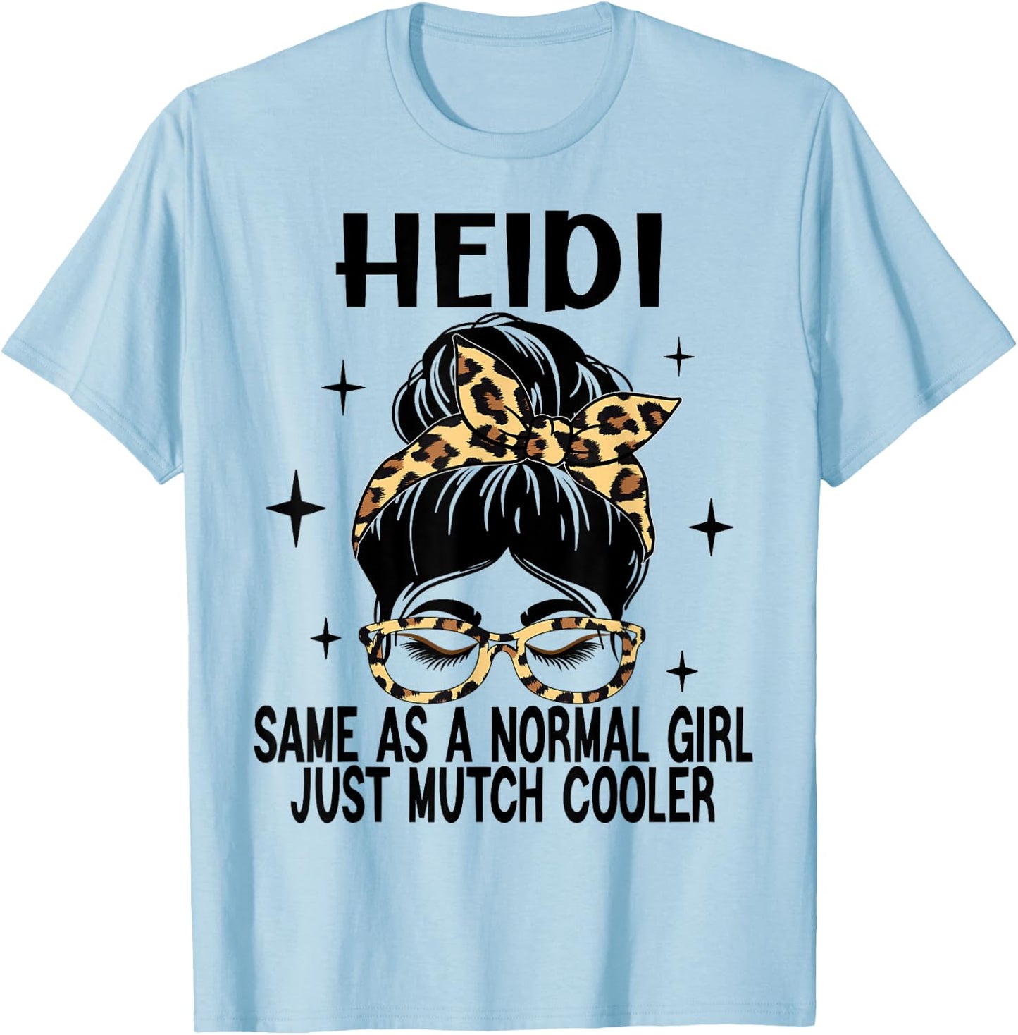 HEIDI Costume Cute Definition Personalized Name HEIDI T-Shirt - T-Shirt | Light Blue